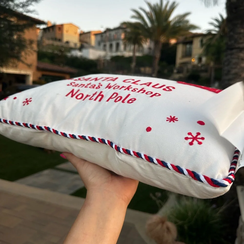 Target Santa Christmas letter holiday pillow wondershop 2023